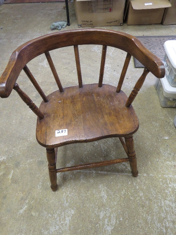 kids wood chair