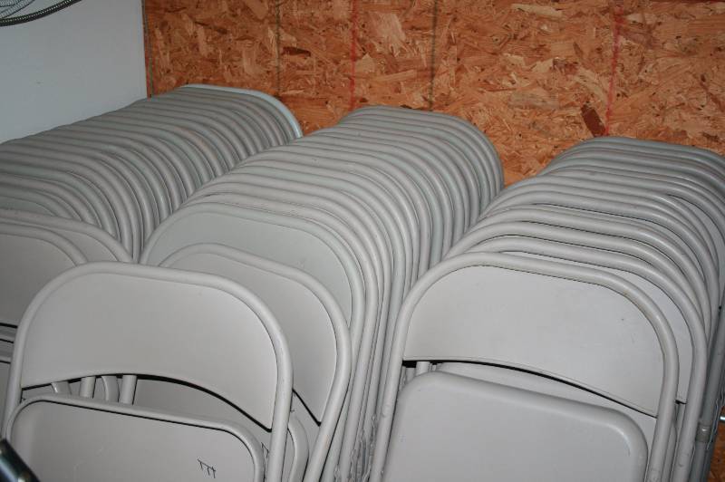 Lot of 60 Folding Chairs