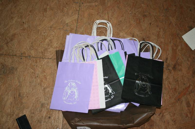 Lot of paper bags