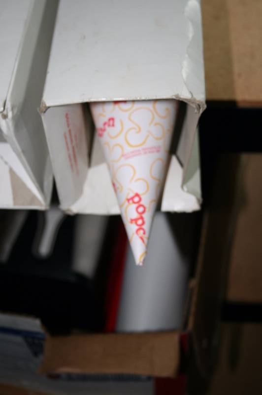 lot 20 image: 2 boxes Cones for Pop corn
