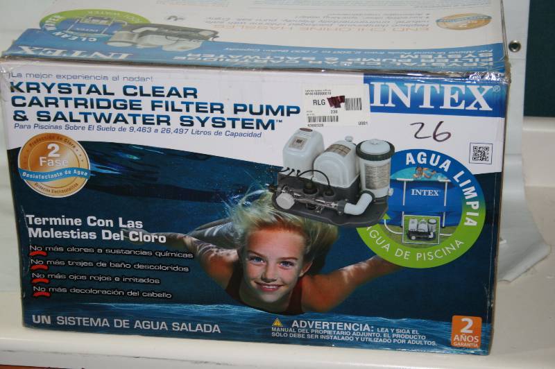 Intex Saltwater pump system