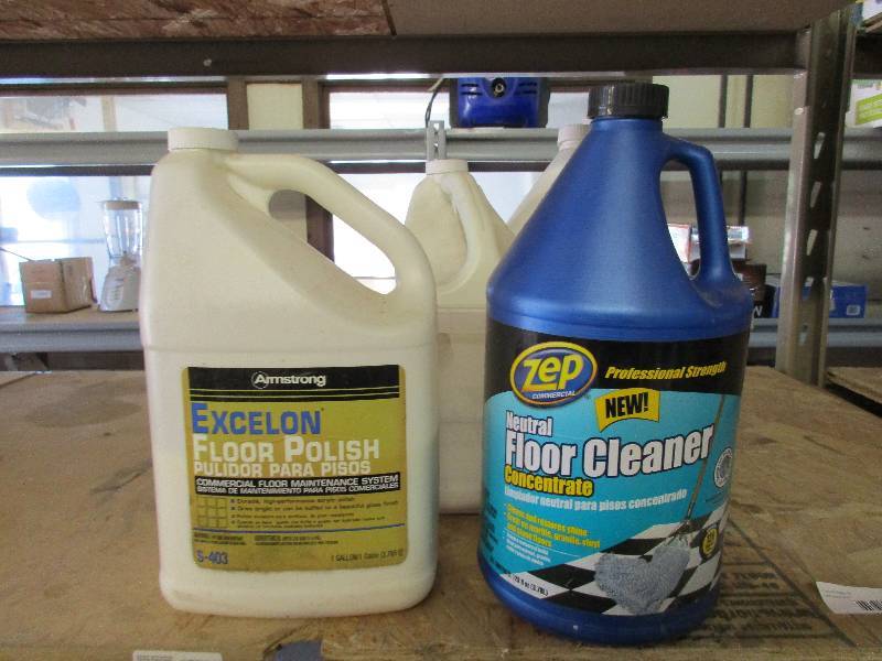 lot 71 image: Floor cleaner and polish