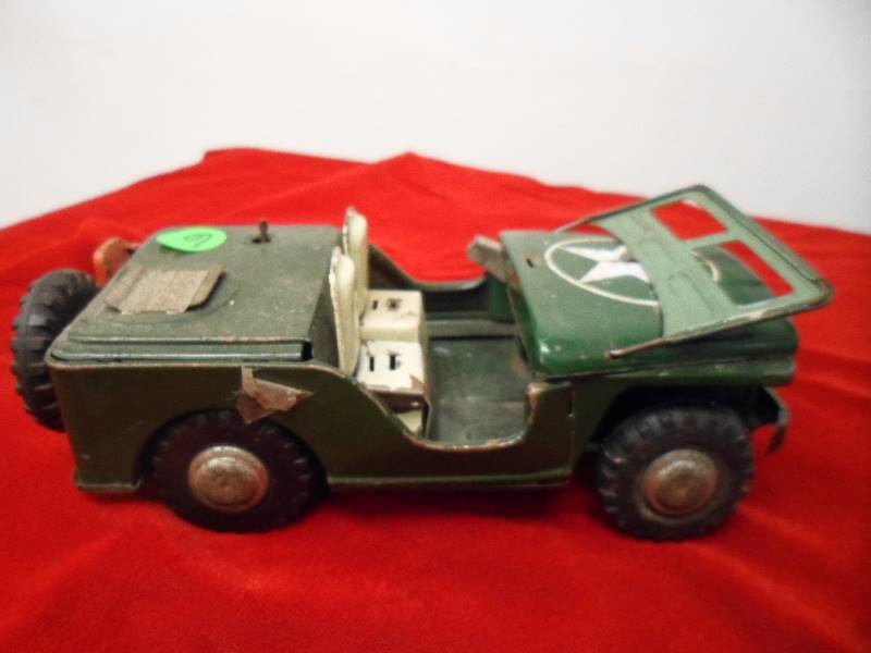 Vintage Toy Army Jeep