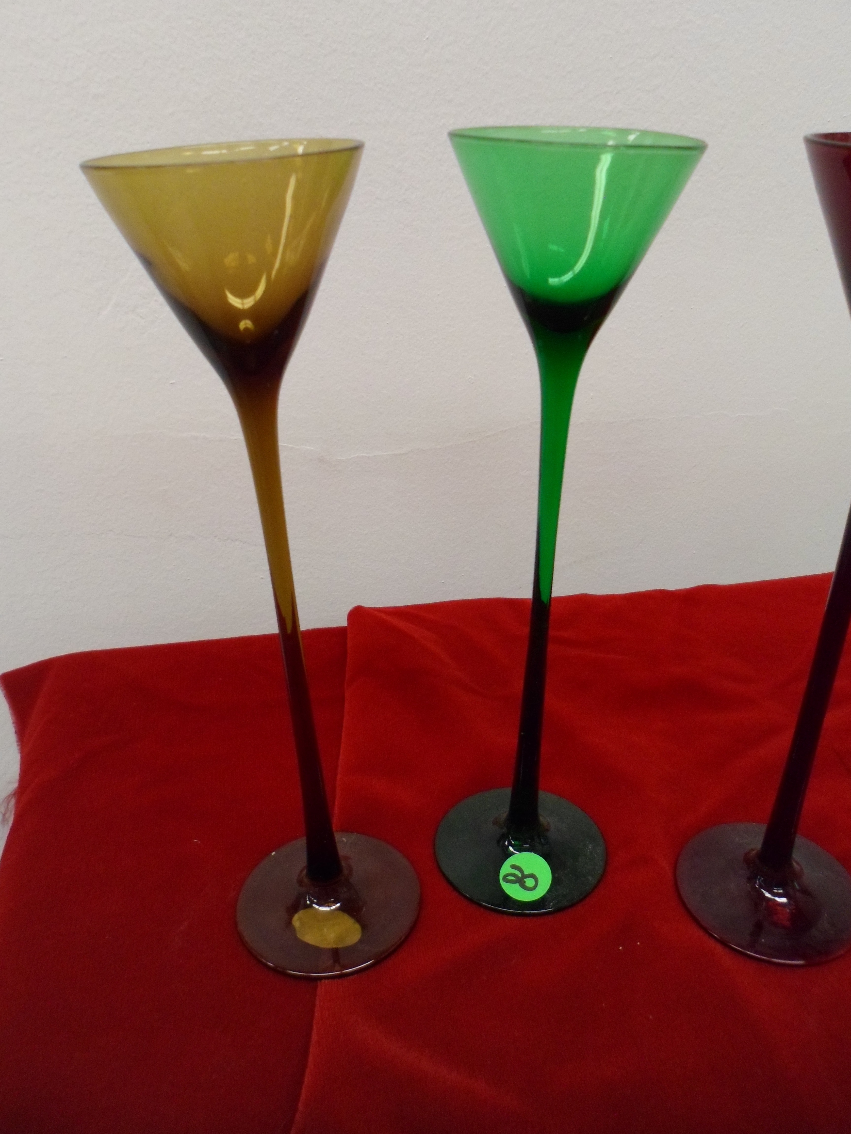 Colored Drink Glasses