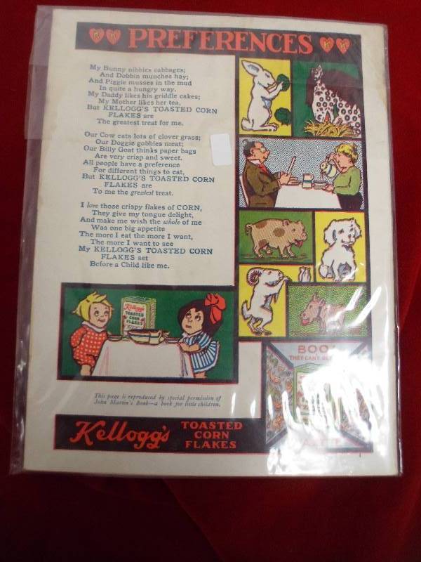 Vintage Kelloggs Jungle Book