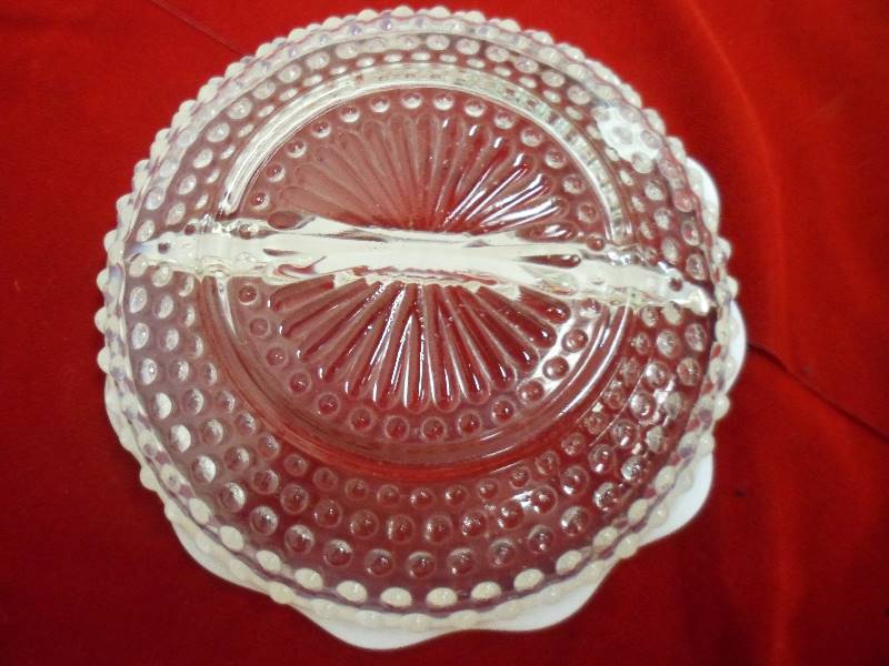 Fenton Hob Nail Relish Dish