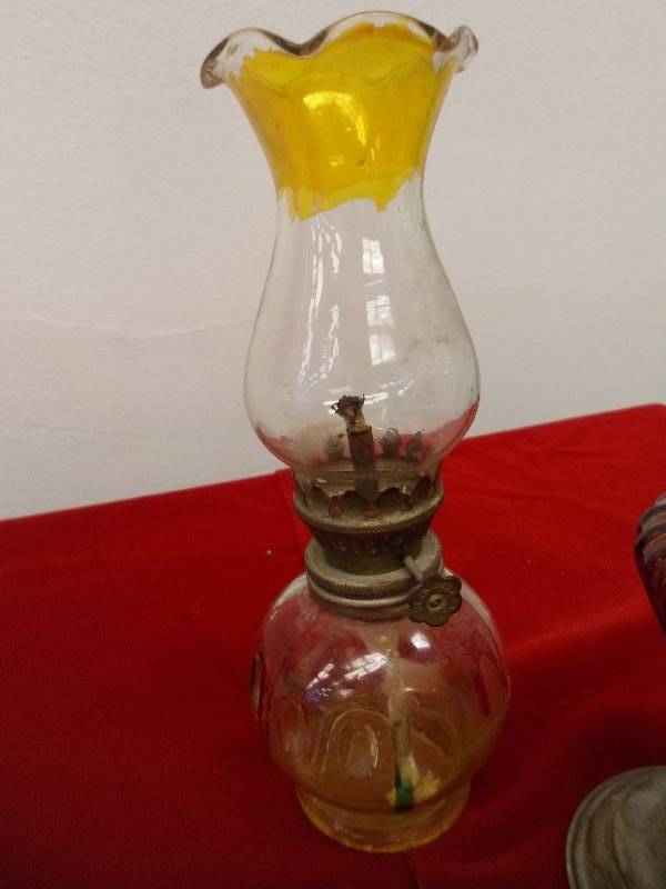 Two Small Oil Lamps