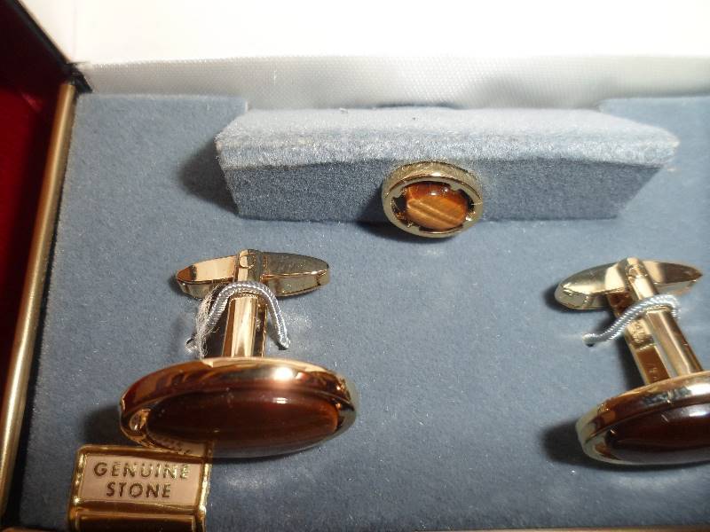 Cuff Links and Tie Tack