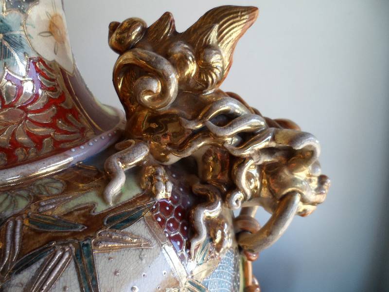 Antique Satsuma Vase