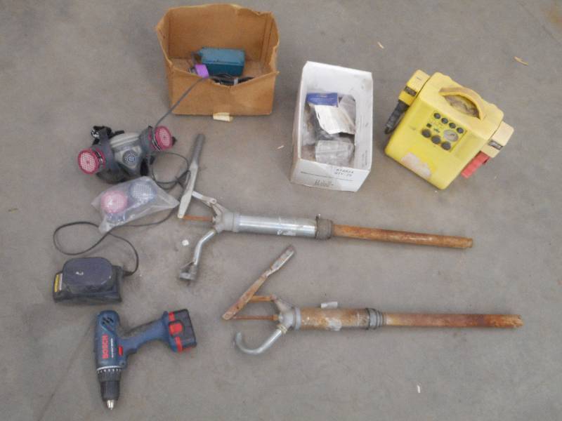 Lot Of (2) Barrel Pumps, Jump Pack...