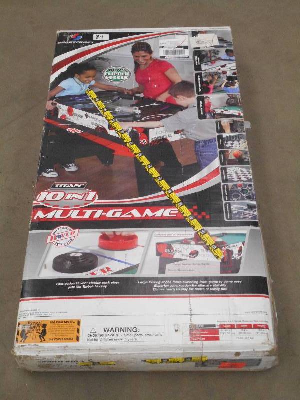 SportCraft 10-In-1 Multigame Table,...