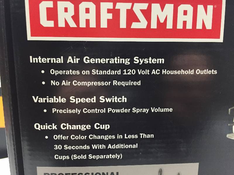 lot 10 image: CRAFTSMAN POWDER COATING SYSTEM