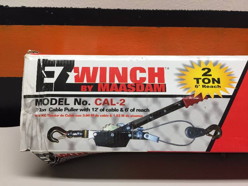 lot 15 image: EZ WINCH 2 TON CABLE PULLER 6 CABLE