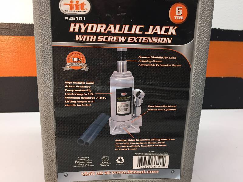 lot 26 image: IIT HYDRAULIC JACK SCREW EXT 6 TON