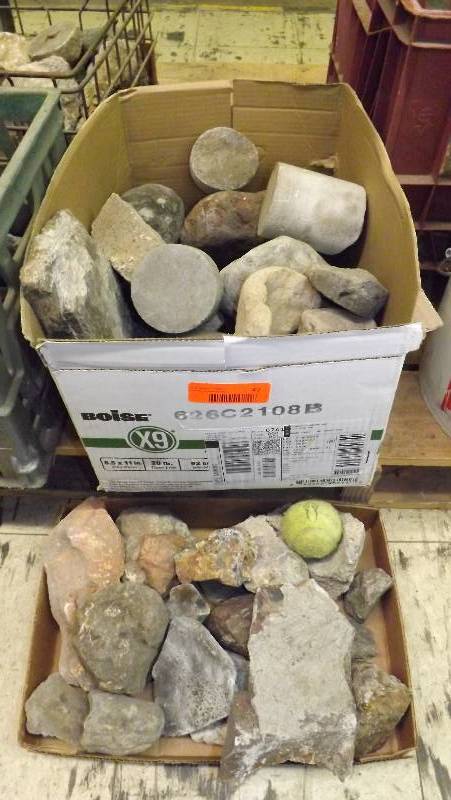 lot 42 image: Box of Misc Rock