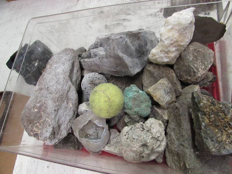 lot 36 image: Box of Misc Rock