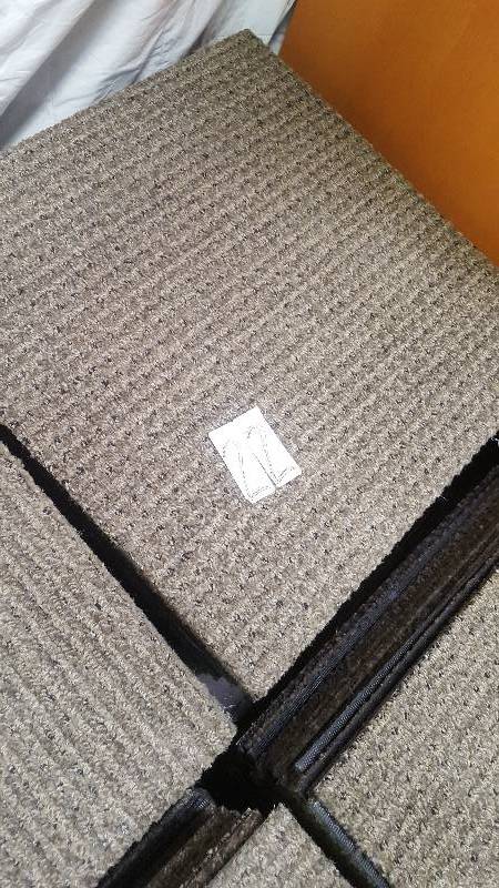 lot 22 image: 100 sq. ft. (45 Tiles) Commerial Grade, Rubber Backed.