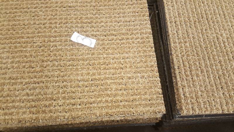 lot 3 image: 100 sq. ft. (45 Tiles) Commerial Grade, Rubber Backed.