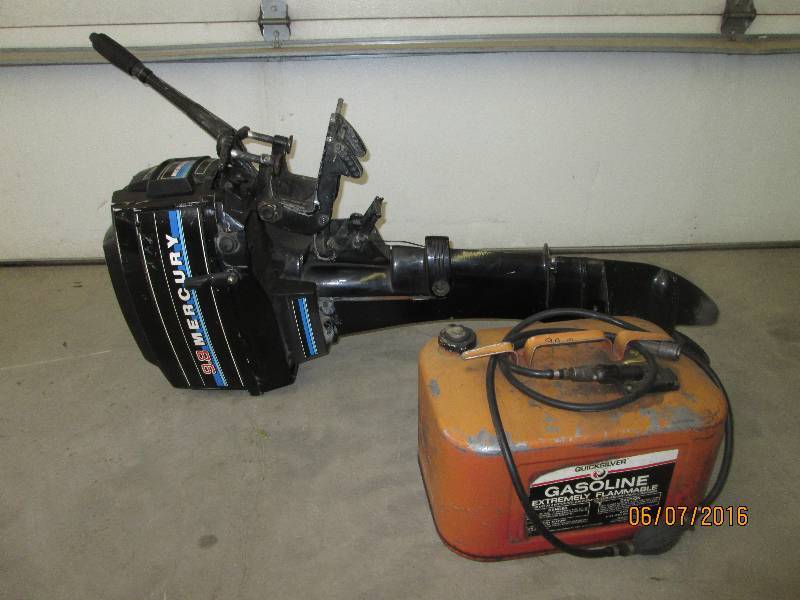 lot 5 image: Mercury 9.5HP Outboard Motor With F...