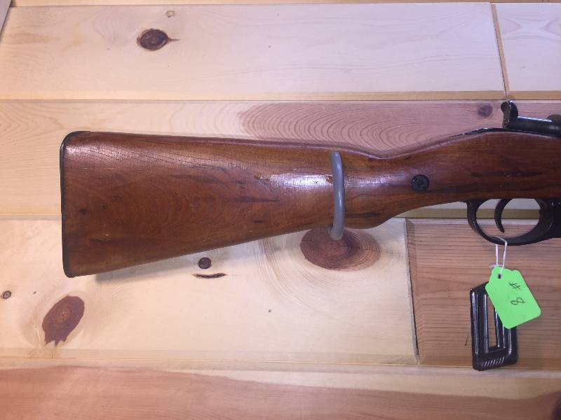 lot 8 image: Styer M9534 straight pull bolt action rifle