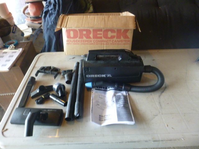 lot 24 image: Oreck XL Compact Canister Vacuum