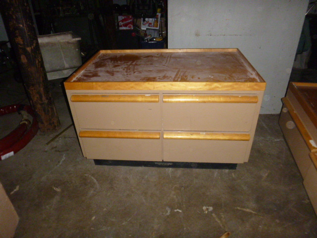 lot 50 image: 4 Drawer Storage Cabinet