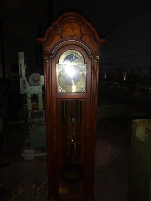 lot 56 image: Pearl Grandfather Clock