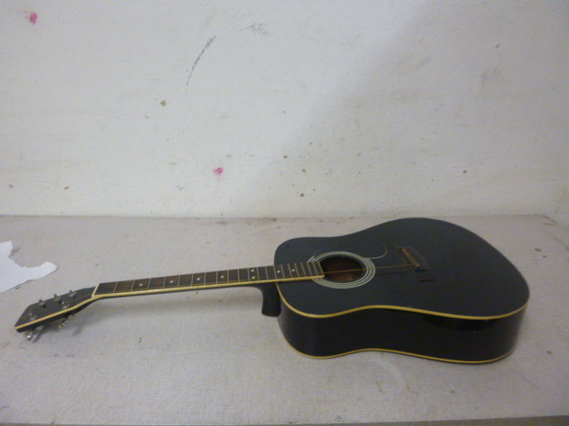lot 76 image: Black Harmony Project Guitar