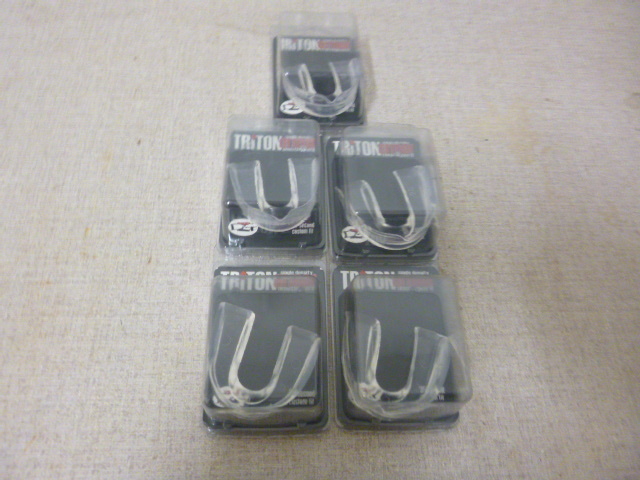lot 81 image: 5 Triton Armor Mouth Guards