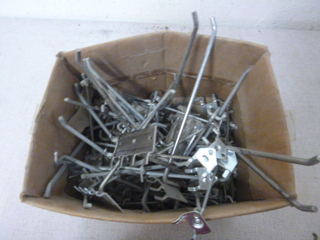 lot 101 image: Peg Board Hooks
