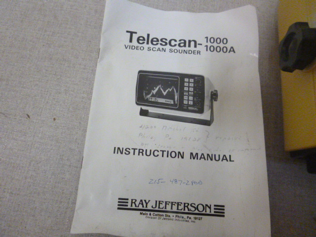lot 106 image: Ray Jefferson Telescan 1000