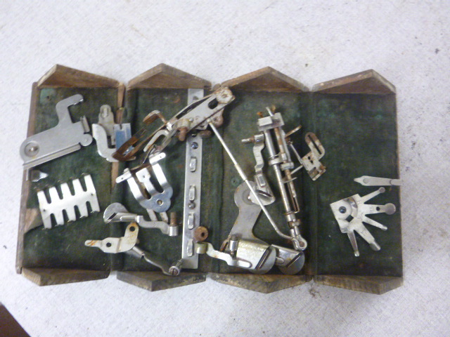 lot 173 image: Vintage Sewing Machine Parts