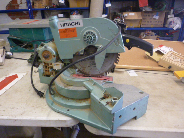 lot 176 image: Hitachi Compound Miter Saw