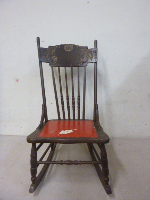 lot 236 image: Vintage Rocking Chair