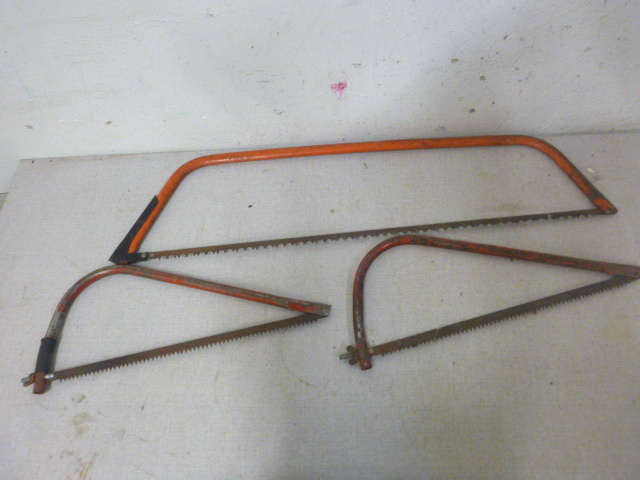 lot 248 image: 3 Bow Saws