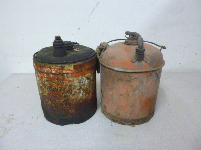 lot 254 image: 2 Vintage Gas Cans