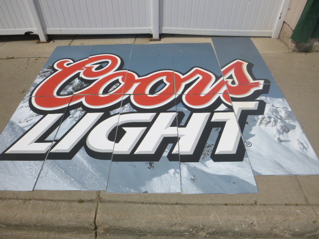 lot 286 image: Coors Light Ad Panels