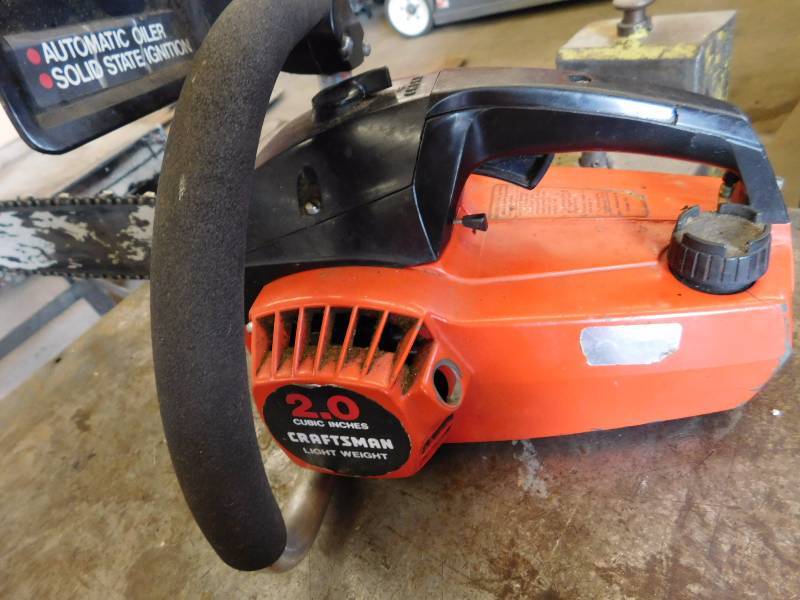lot 52 image: Two Craftman Chainsaws