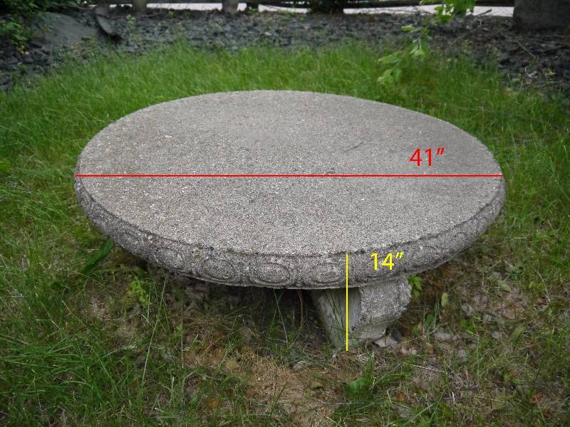 lot 19 image: Concrete Furniture