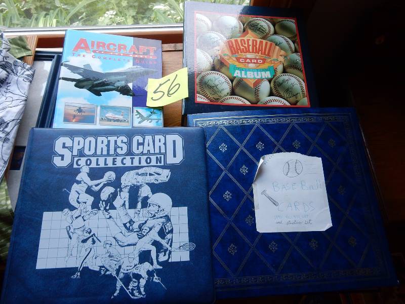 lot 56 image: Sports Collector Cards and Aircraft guide Books