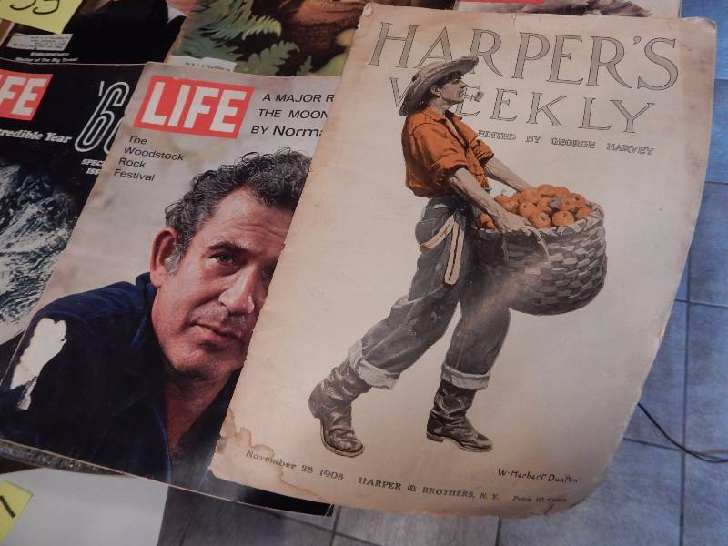 lot 55 image: Vintage Magazines and publications.. How about the VINTAGE Birth control book Interesting..  NICE COLLECTION.