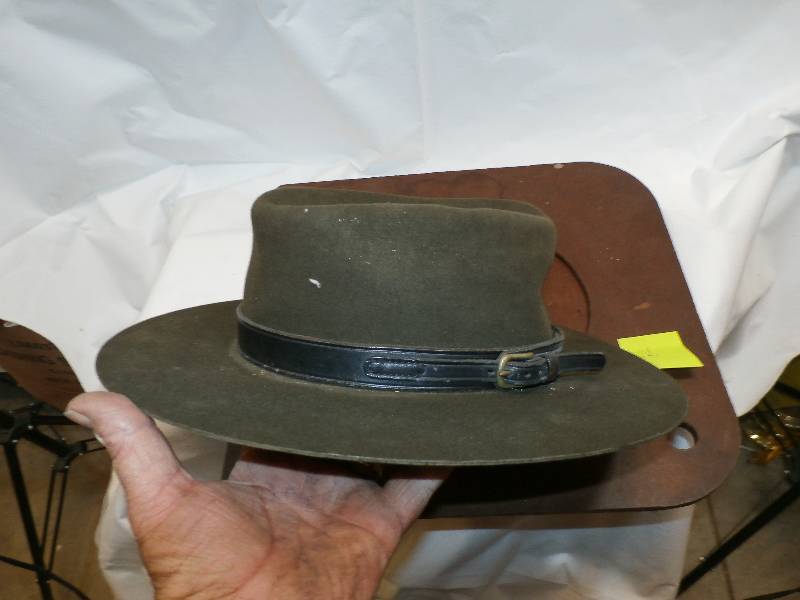stetson  FBI agent hat.