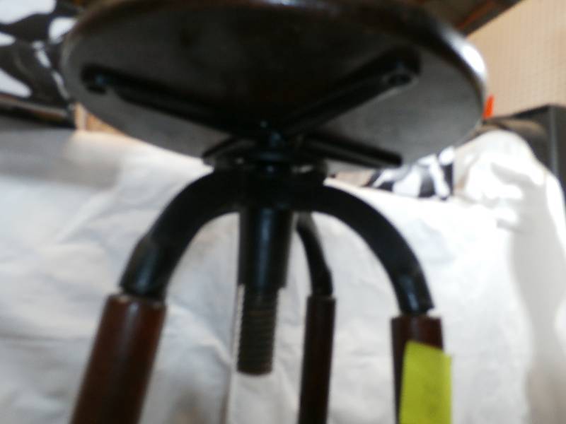 vintage adjustable stool.
