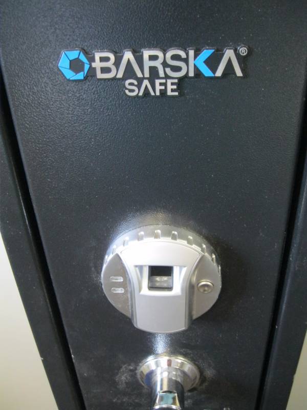 lot 45 image: Barska Biometric Safe - No Key, No ...
