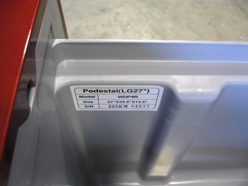 lot 54 image: LG WDP4R Laundry Pedestal - Wild Ch...