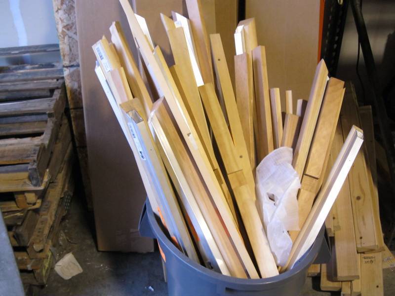 lot 62 image: Large lot of Stretcher Bars and Cro...