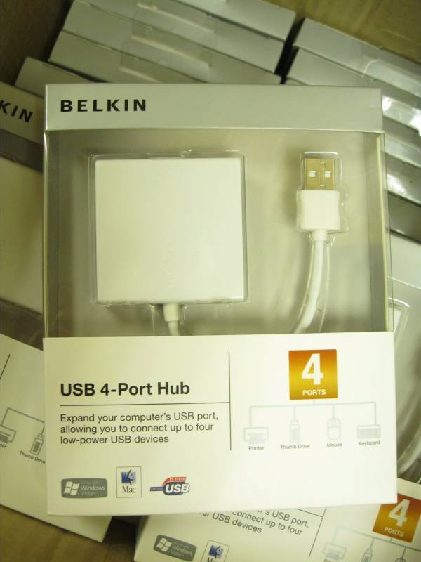 lot 114 image: Lot of 37 Belkin USB 4 Port Hubs ...