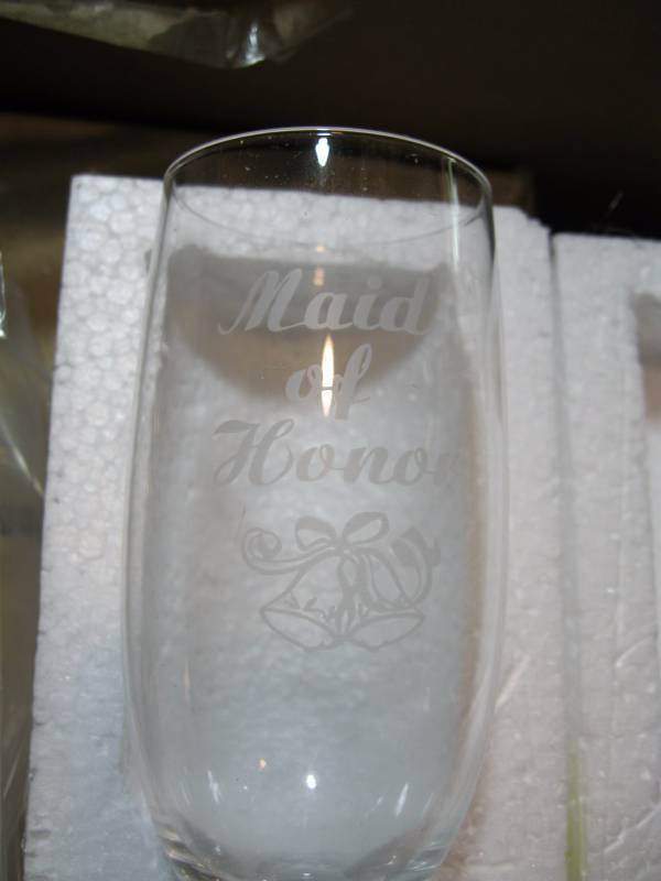 lot 319 image: Lot of 12 Maid of Honor Champagne F...