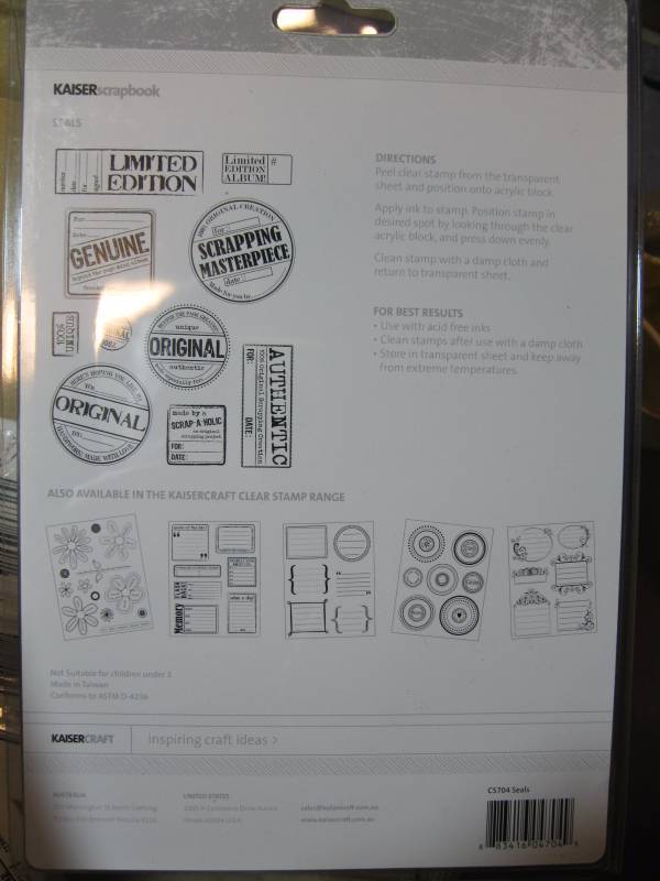 lot 334 image: Lot of 24 Scrapbooking KaiserCraft ...