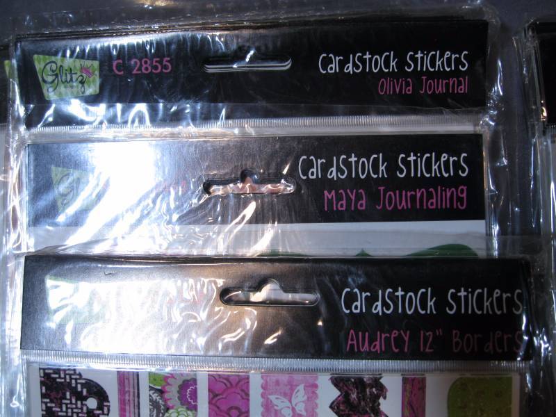 lot 345 image: Lot of 72 Glitz Design Cardstock St...